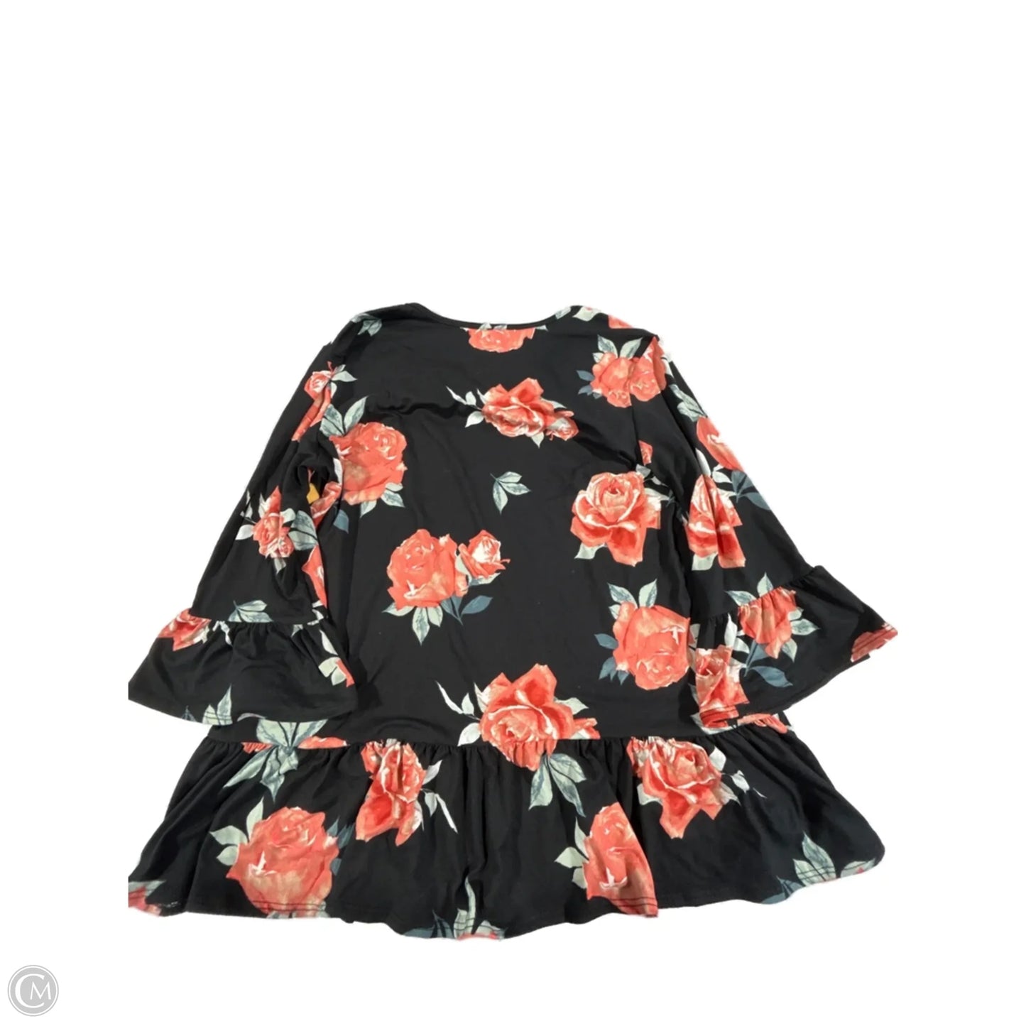 Blouse 3/4 Sleeve By Cme In Floral Print, Size: M