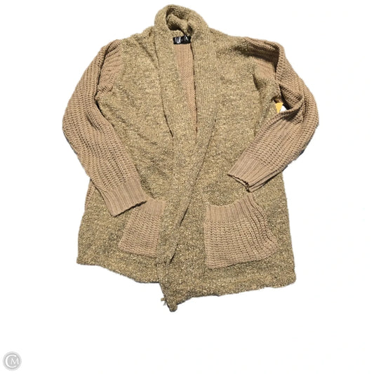 Cardigan By Cme In Tan, Size: Osfm