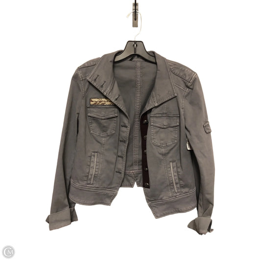 Jacket Denim By White House Black Market In Grey Denim, Size: 10