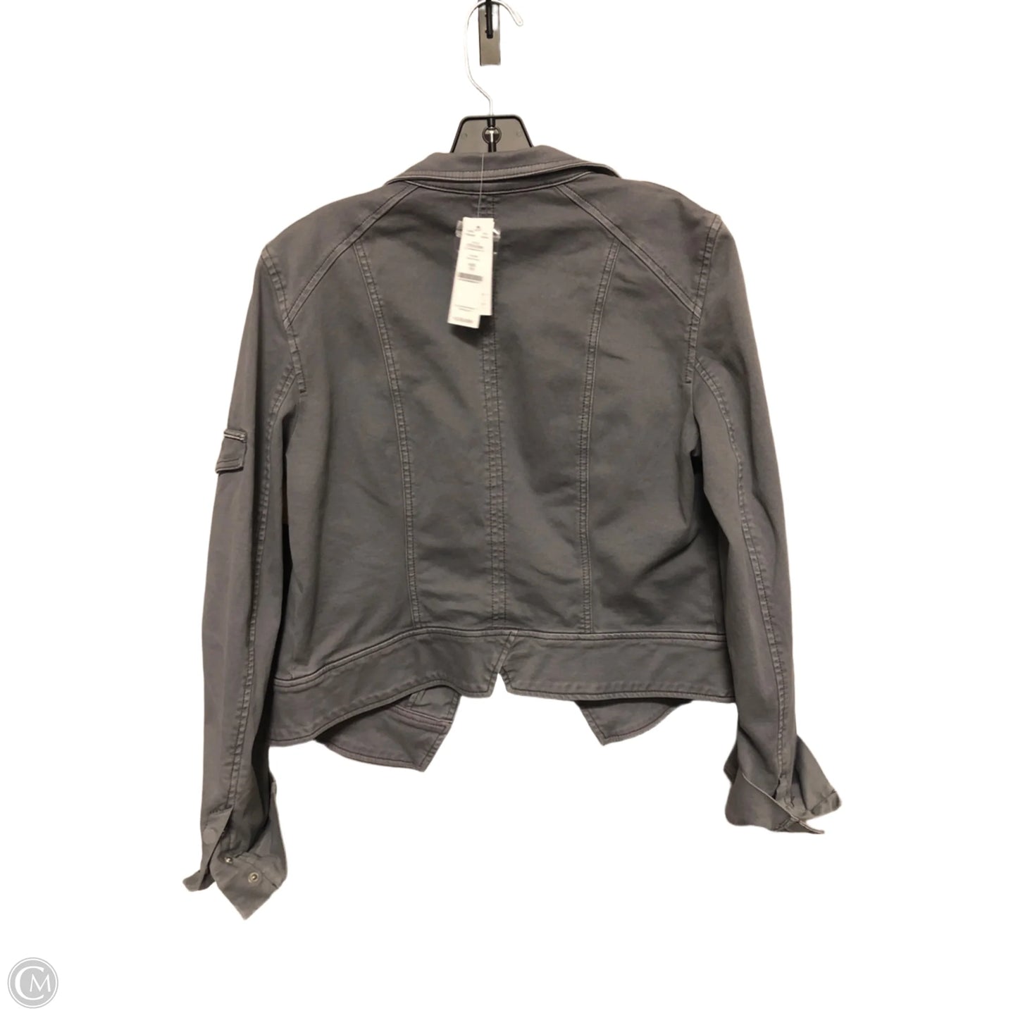 Jacket Denim By White House Black Market In Grey Denim, Size: 10