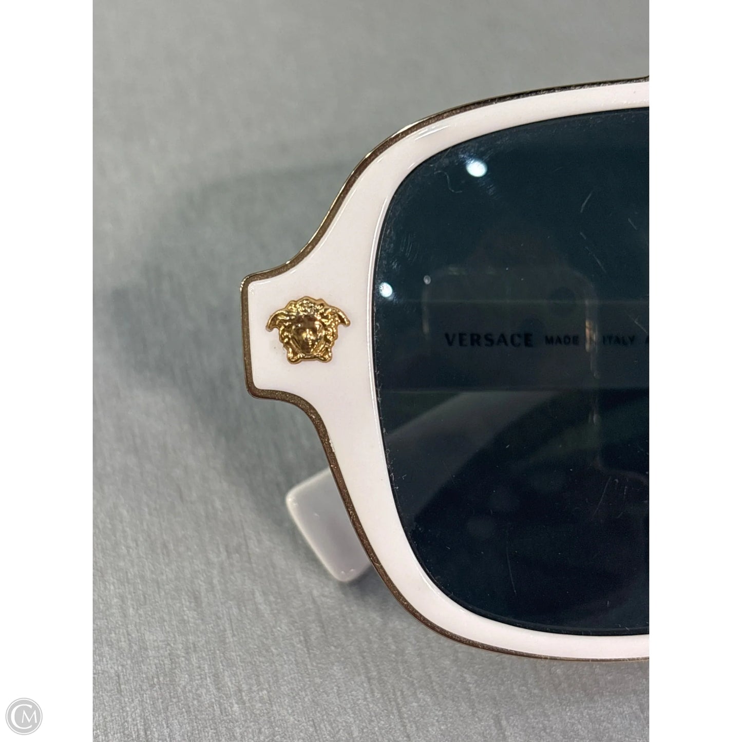 Sunglasses Luxury Designer By Versace, Size: Small