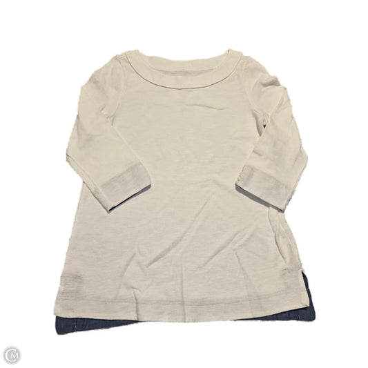 Blouse Long Sleeve By Talbots In White, Size: M