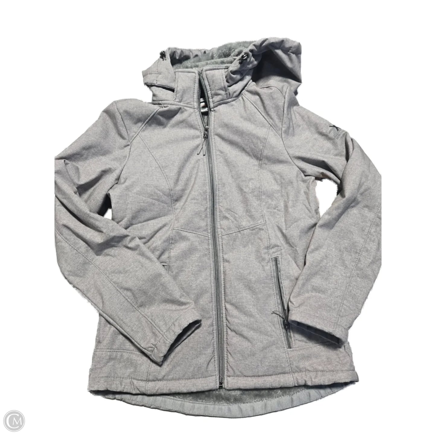 Jacket Windbreaker By Zero Xposure In Grey, Size: S