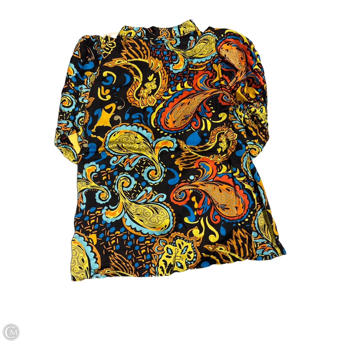 Blouse Long Sleeve By Cmb In Multi-colored, Size: L