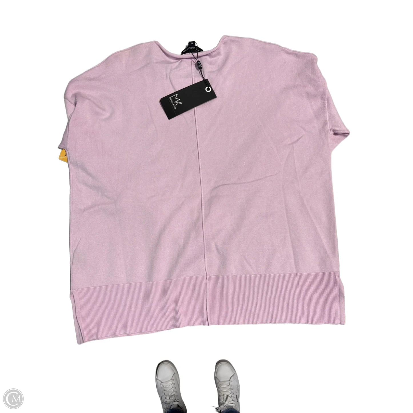 Sweater By Mk Knits In Pink, Size: Xl