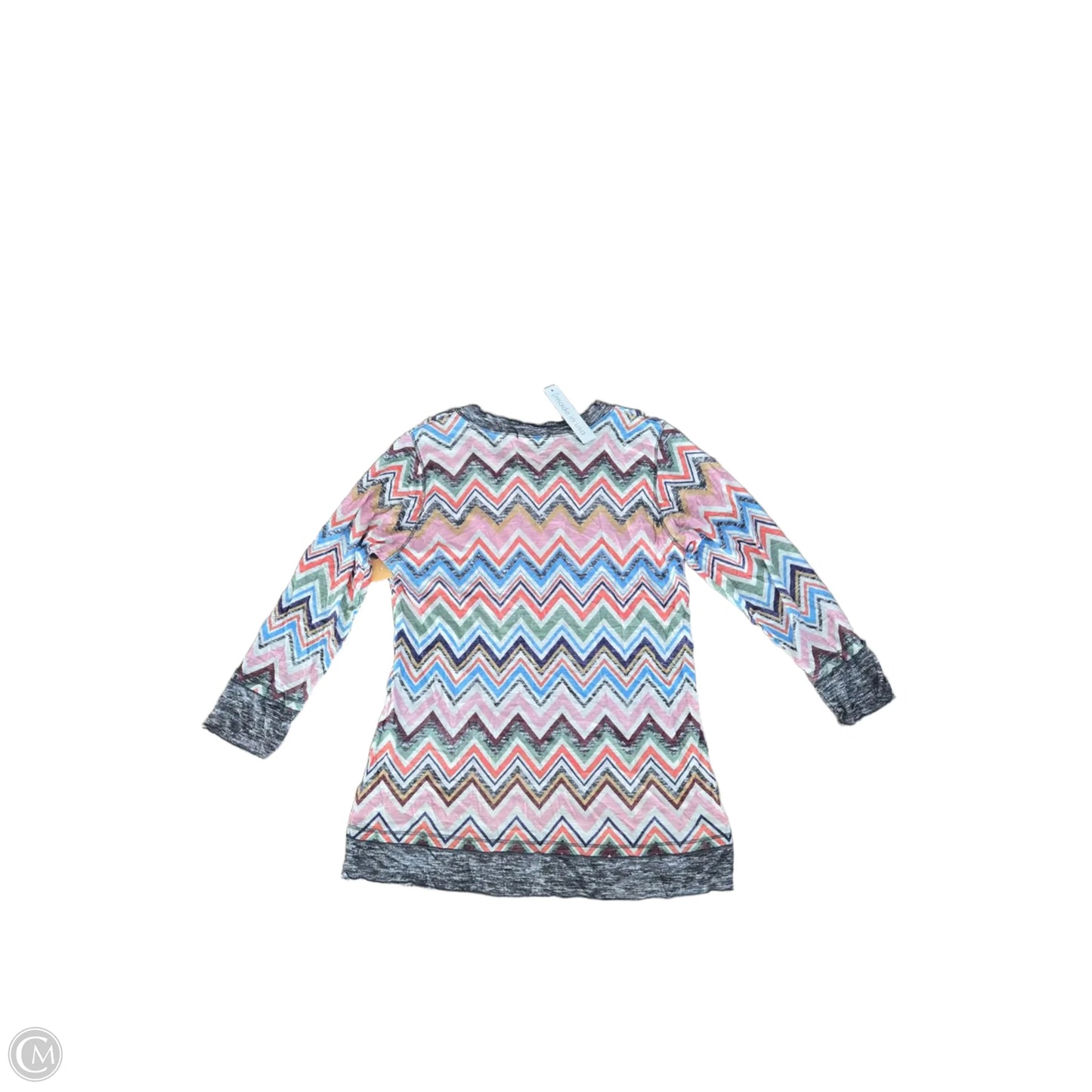 Blouse Long Sleeve By David Cline In Multi-colored, Size: M