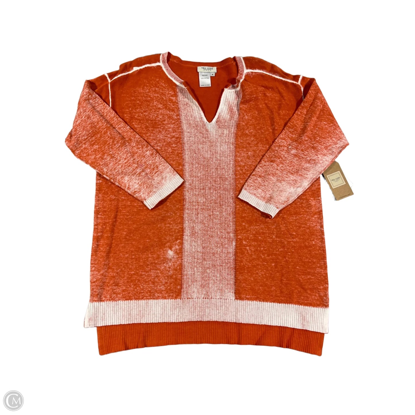 Sweater By Cmb In Orange, Size: M