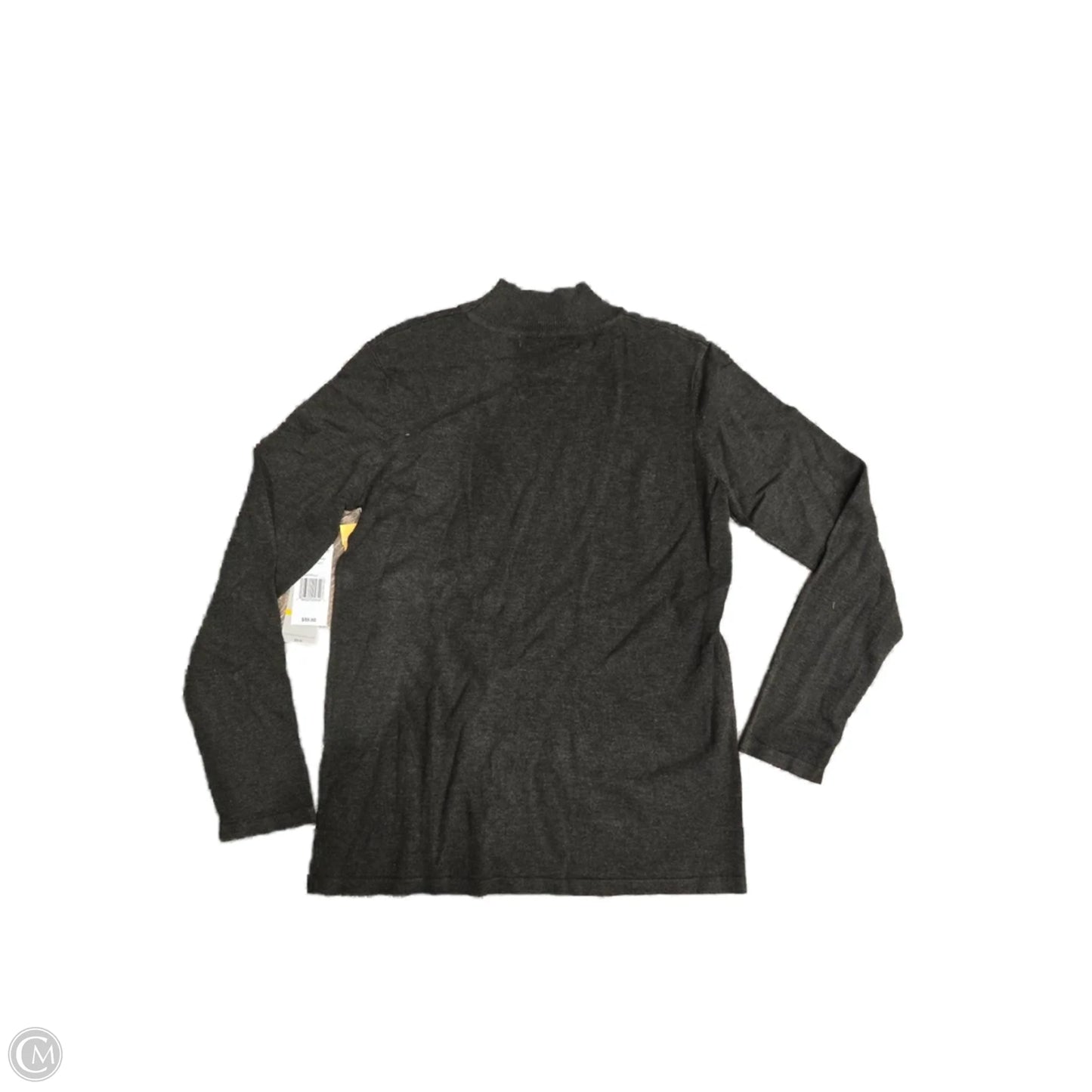 Top Long Sleeve By Multiples In Grey, Size: S