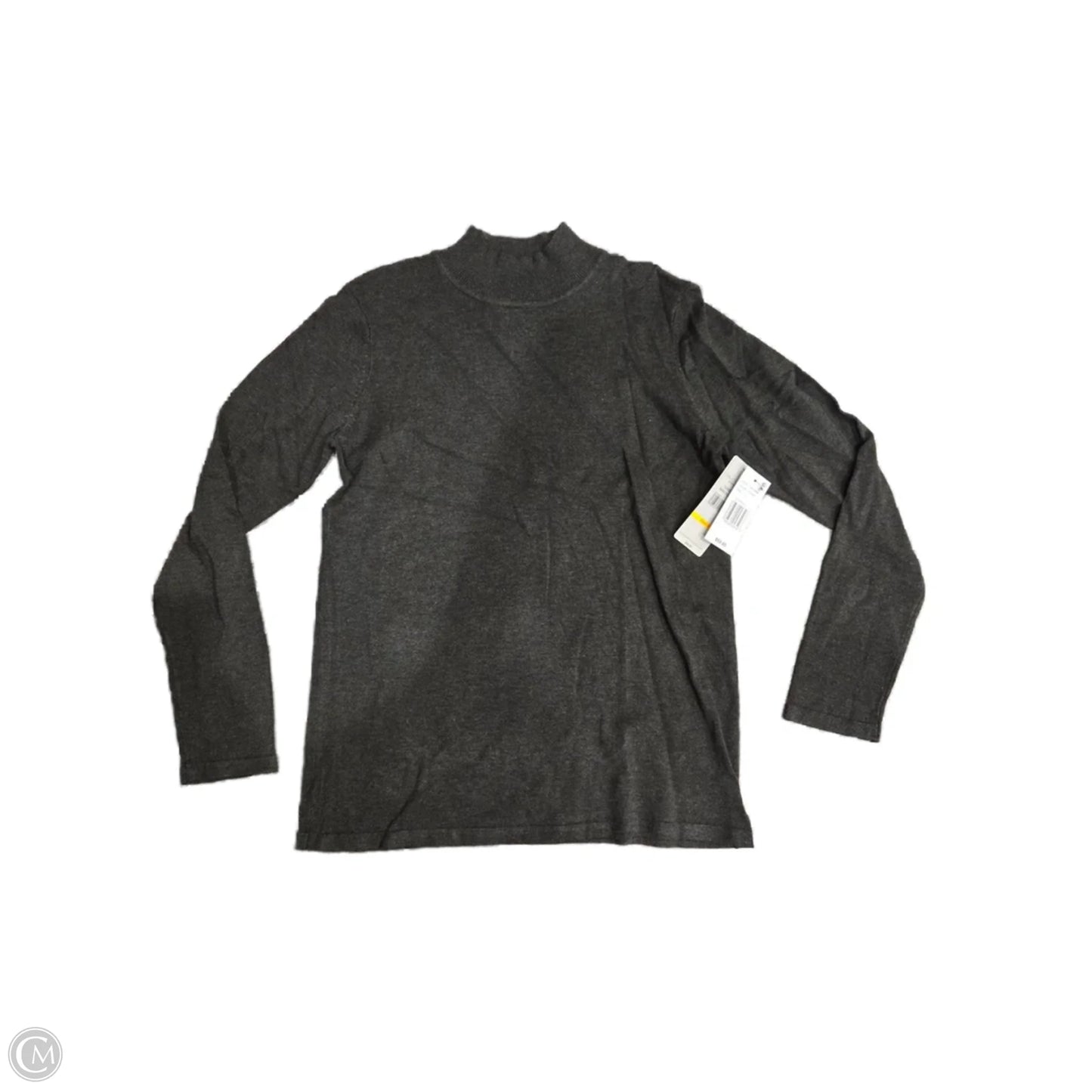 Top Long Sleeve By Multiples In Grey, Size: S