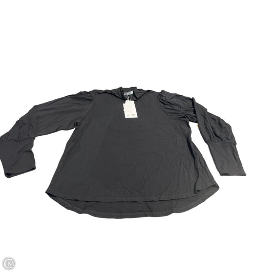 Top Long Sleeve By Cmc In Black, Size: L