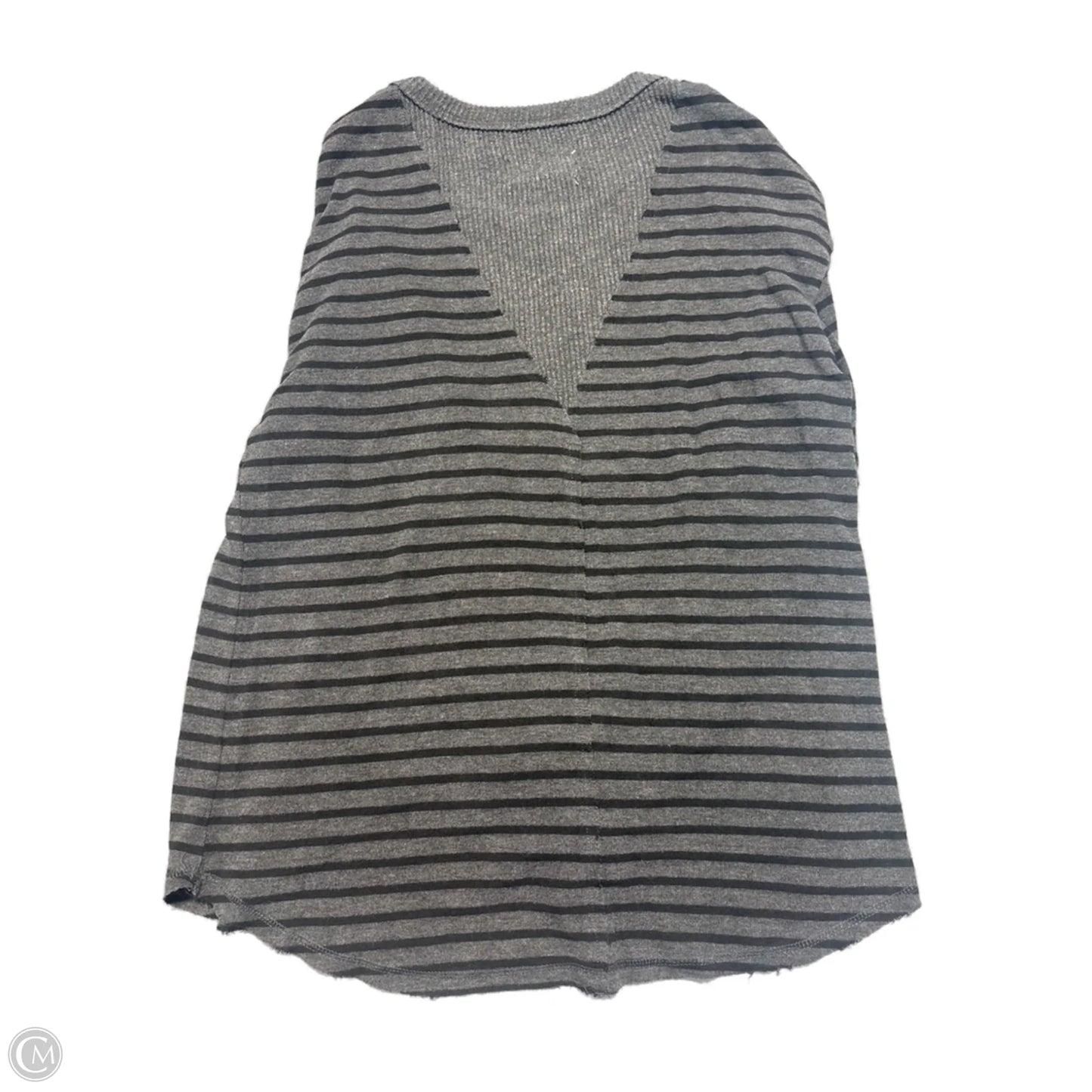Top Long Sleeve By For The Republic In Striped Pattern, Size: M