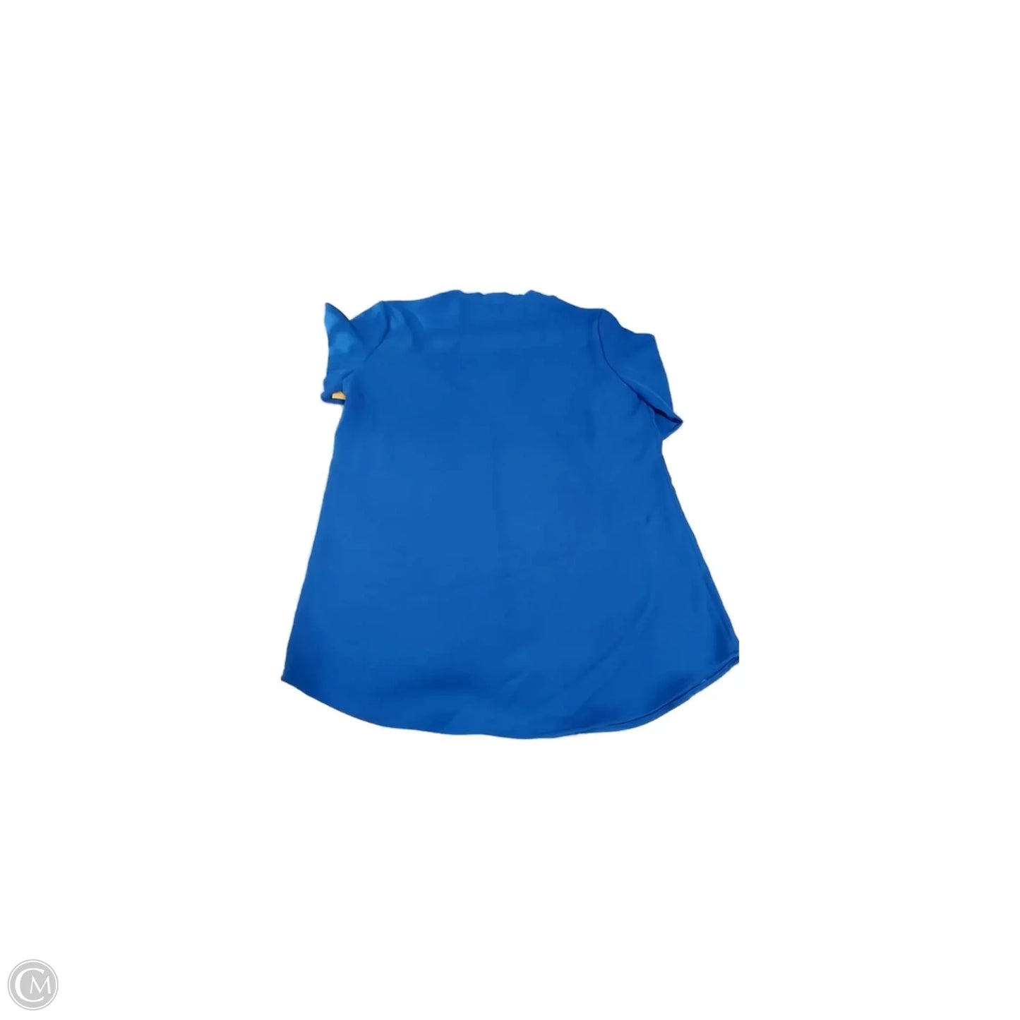Blouse 3/4 Sleeve By Calvin Klein In Blue, Size: M