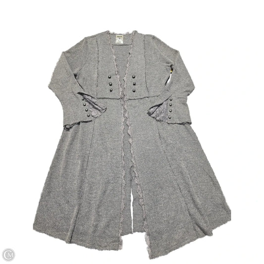 Cardigan By Vocal In Grey, Size: L