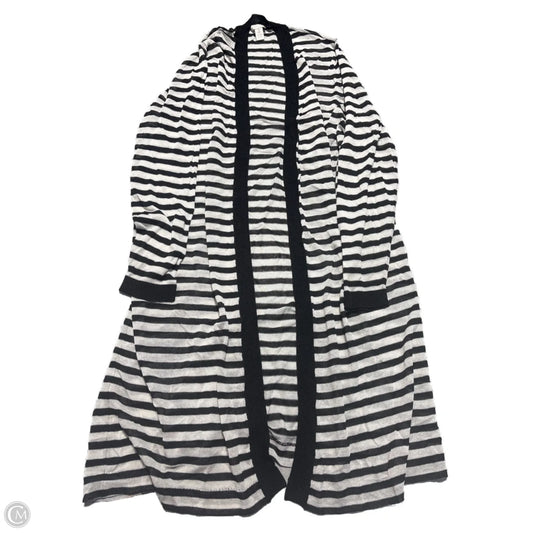 Cardigan By Chicos In Striped Pattern, Size: Xl