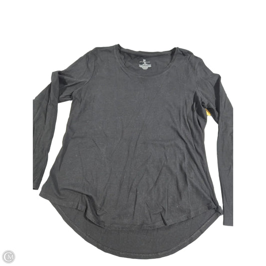 Top Long Sleeve Basic By New York And Co In Black, Size: M