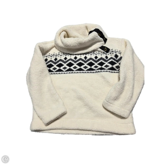 Jacket Fleece By Loft In White, Size: Sp