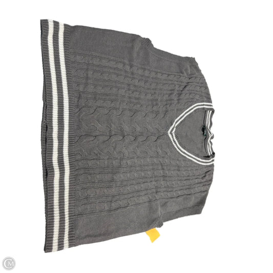 Vest Sweater By Wild Fable In Grey, Size: L