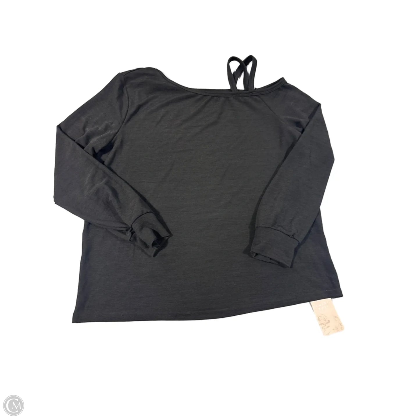 Blouse Long Sleeve By Cme In Black, Size: L