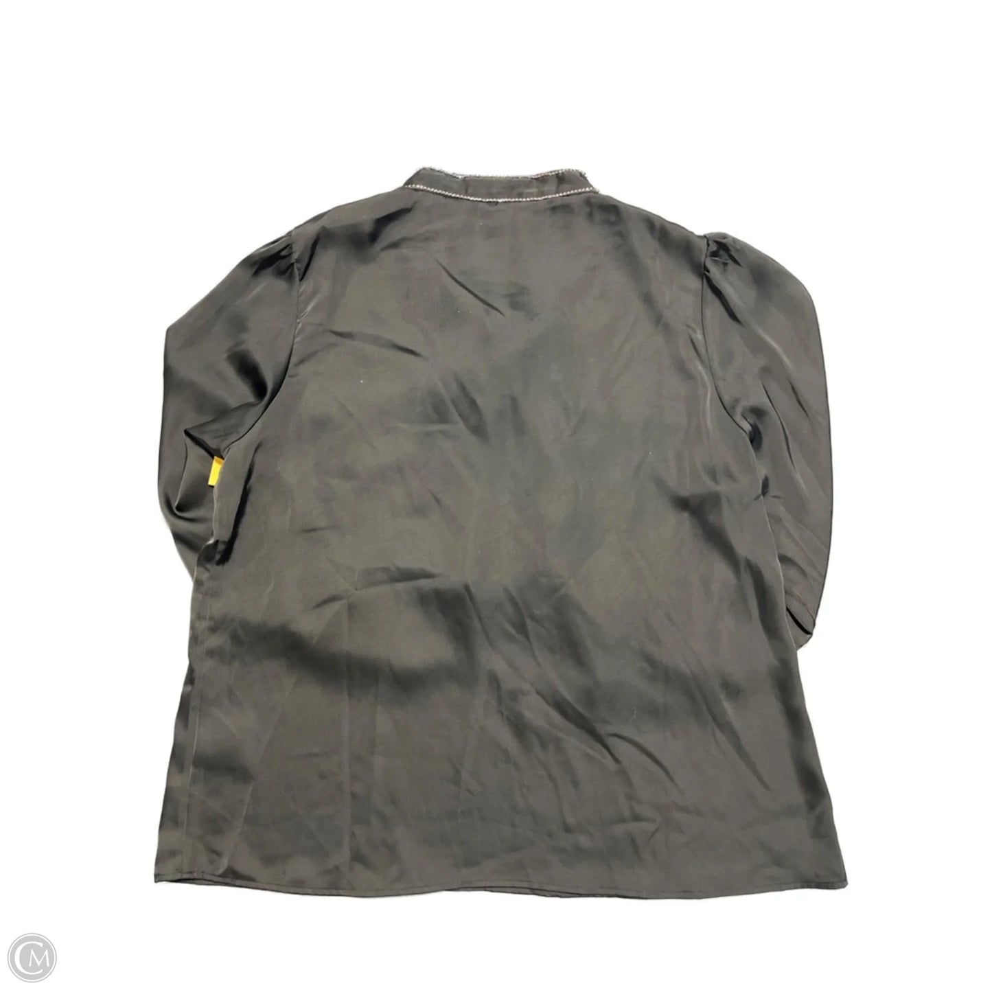 Blouse Long Sleeve By Cmc In Black, Size: Xl