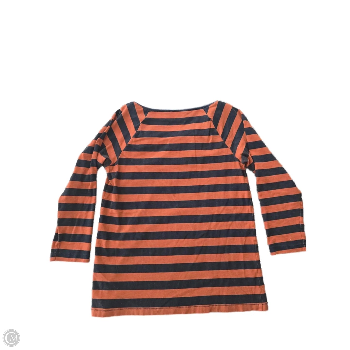 Top Long Sleeve By J. Crew In Striped Pattern, Size: M