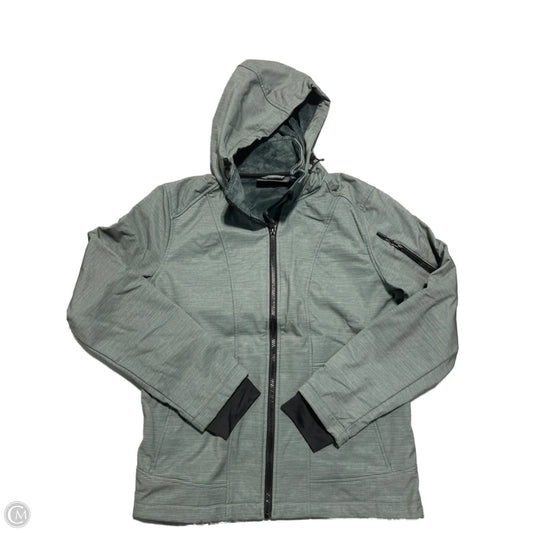 Jacket Windbreaker By Free Country In Green, Size: L