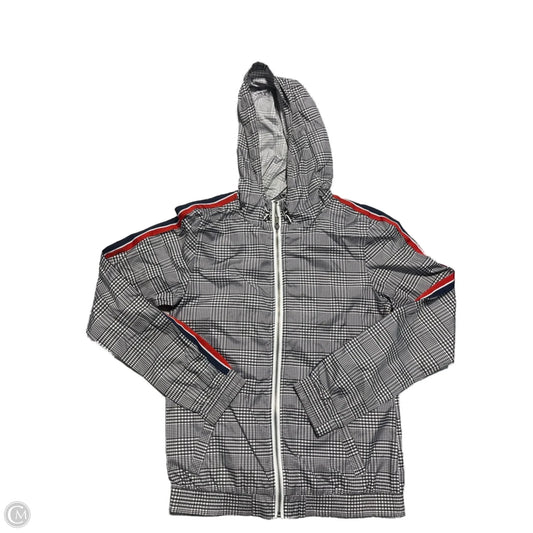 Jacket Windbreaker By Cme In Black & White, Size: M