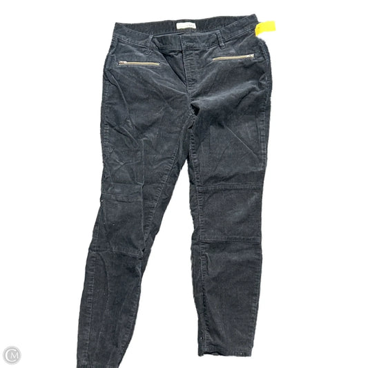 Pants Corduroy By Loft In Black, Size: 10