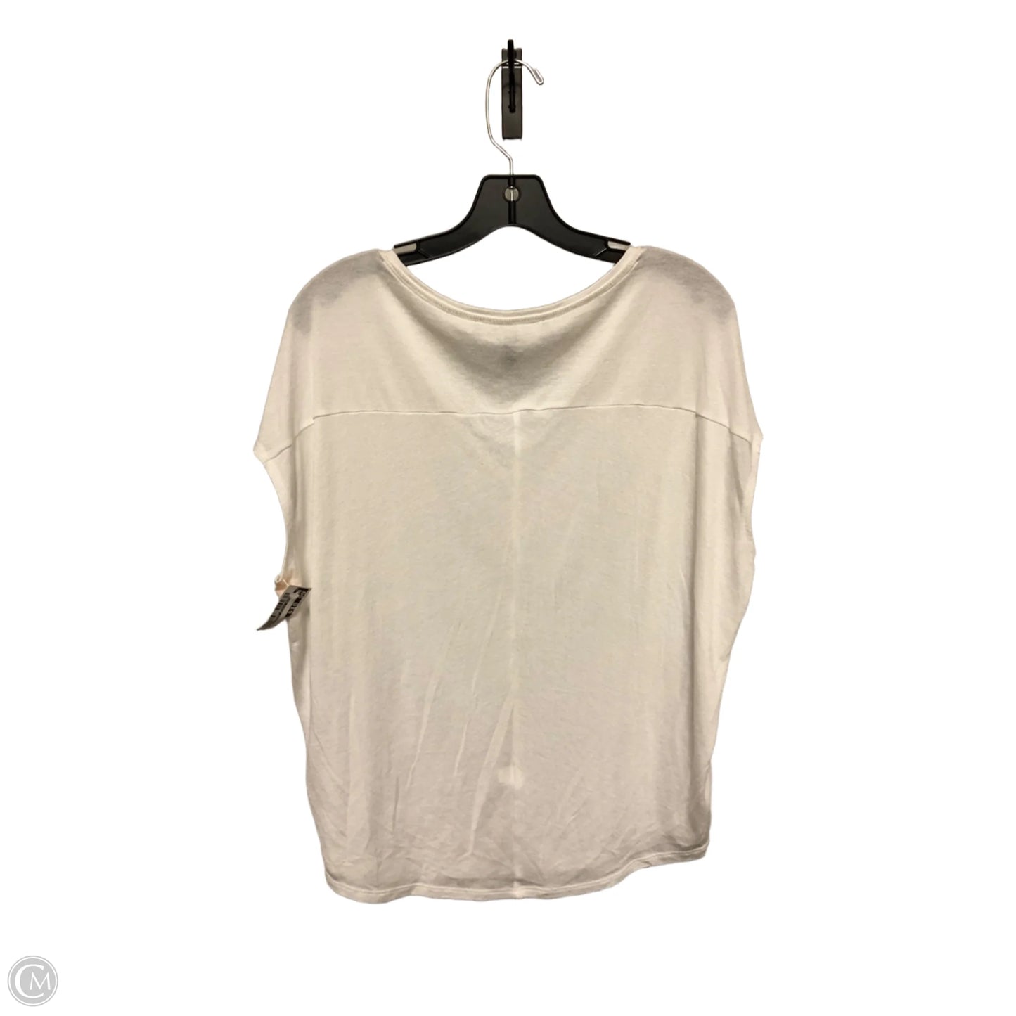 Top Short Sleeve By White House Black Market In White, Size: L