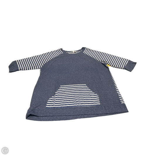 Top Long Sleeve By Umgee In Navy, Size: 1x