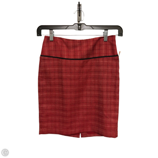 Skirt Midi By Limited In Red, Size: 0