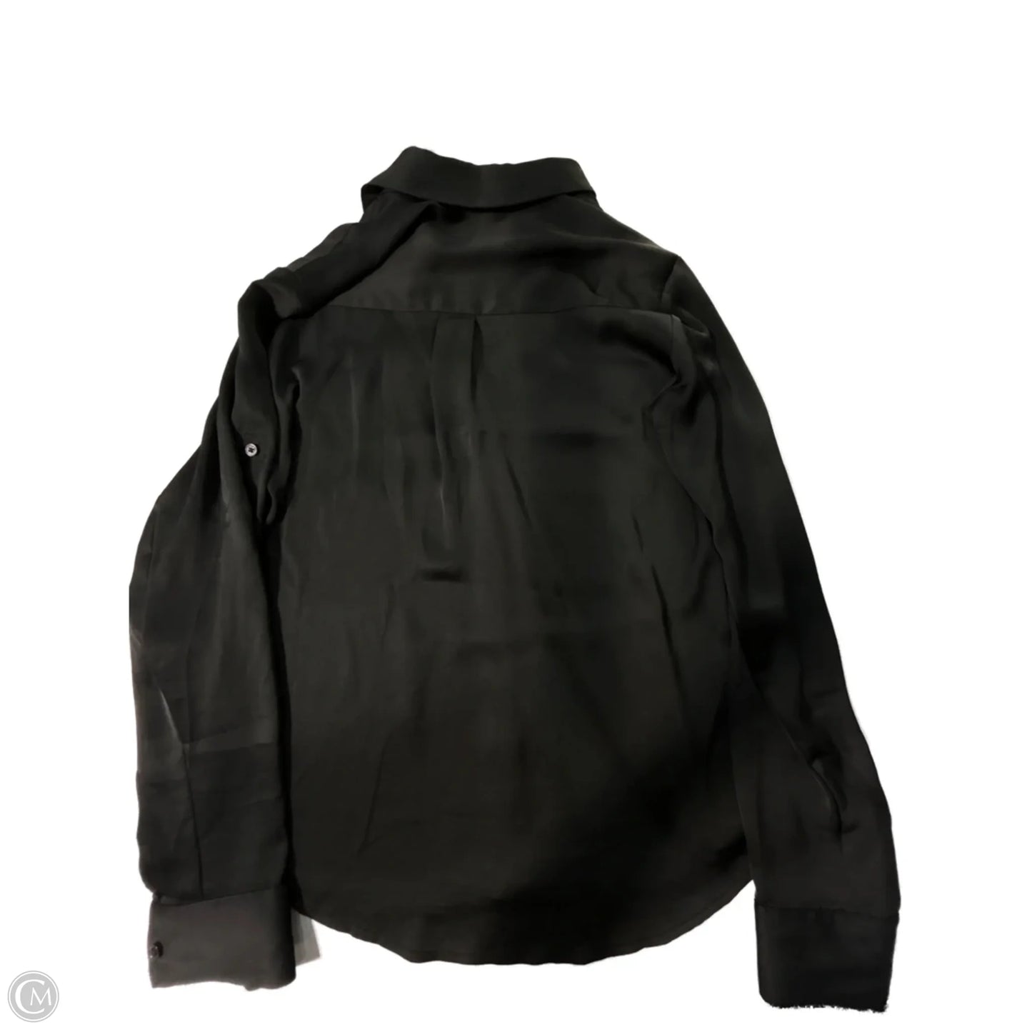 Blouse Long Sleeve By Express In Black, Size: Xs