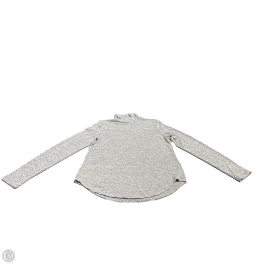 Top Long Sleeve By Banana Republic In Grey, Size: M