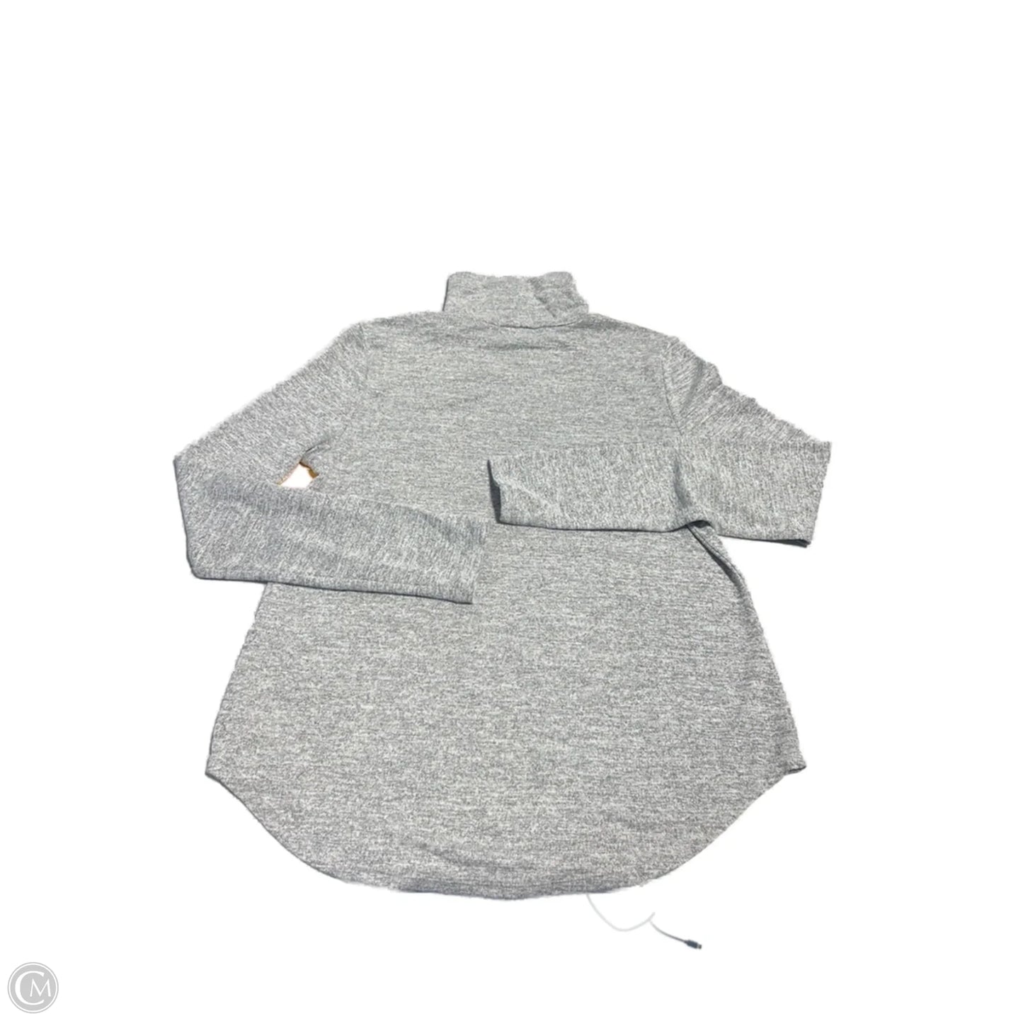 Top Long Sleeve By Banana Republic In Grey, Size: M