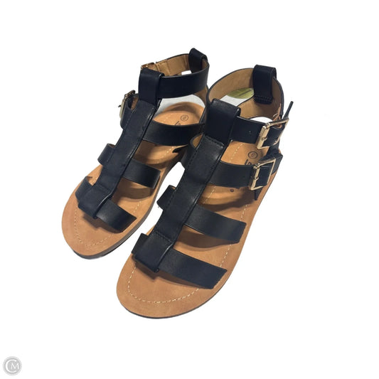 Sandals Flats By Soda In Black, Size: 6