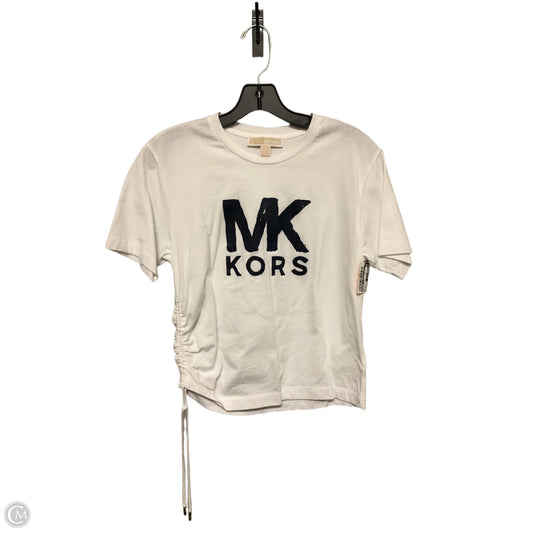 Top Short Sleeve Basic By Michael By Michael Kors In White, Size: S