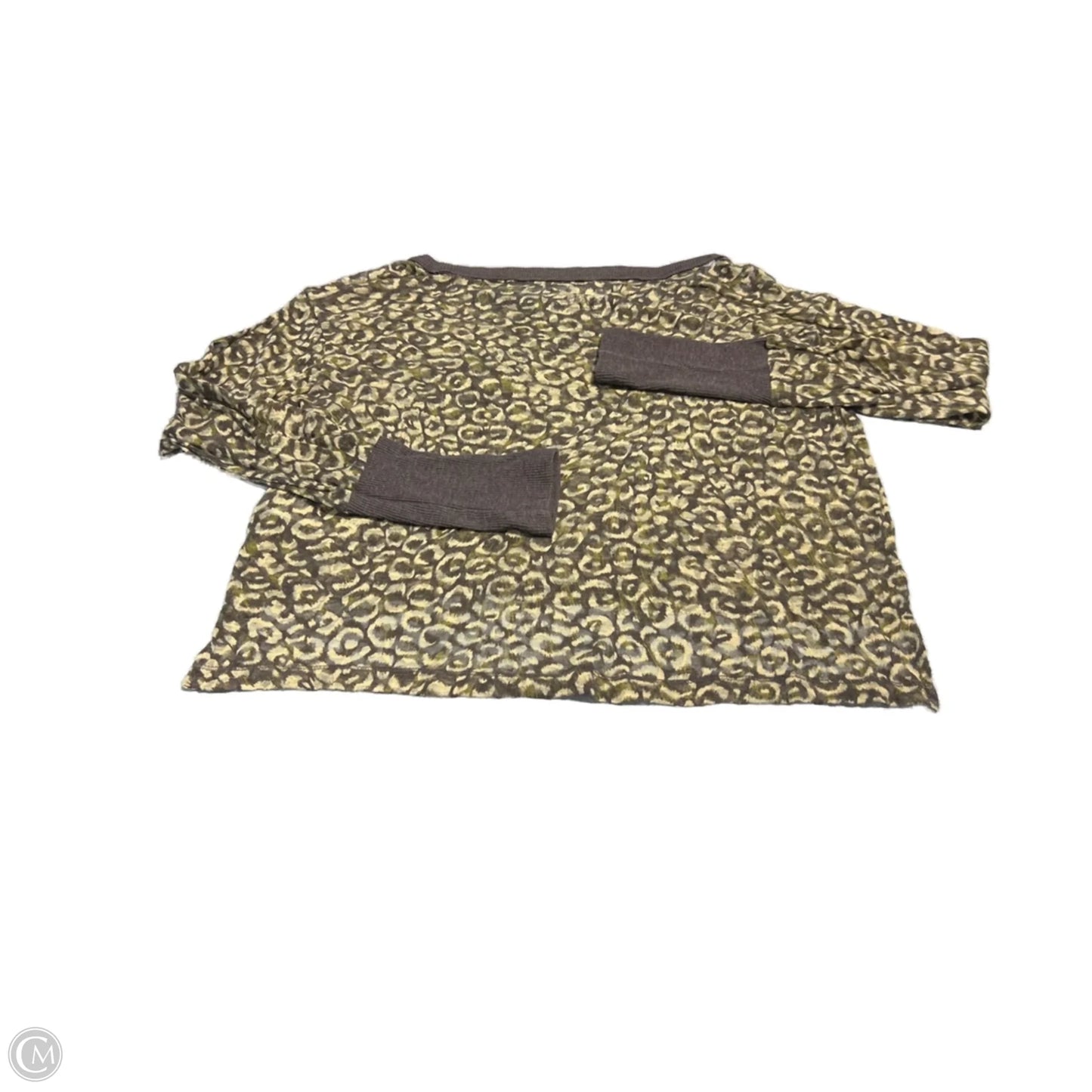 Top Long Sleeve By Pilcro In Animal Print, Size: S