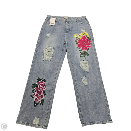 Jeans Straight By Cmb In Blue Denim, Size: Xl