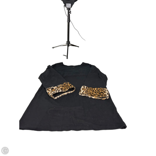 Top Long Sleeve By Taylor & Sage In Black, Size: S