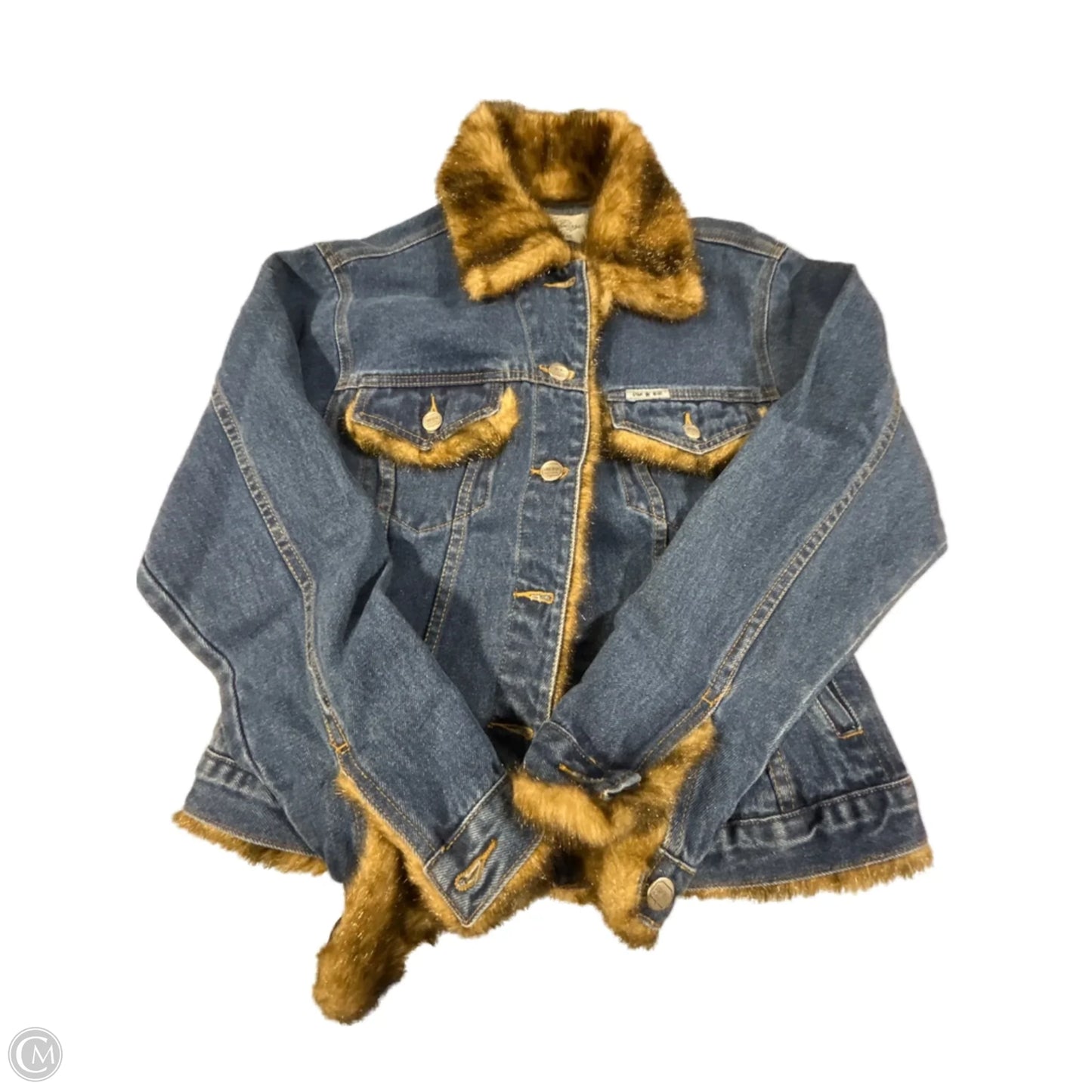 Jacket Denim By Cmc In Blue Denim, Size: M