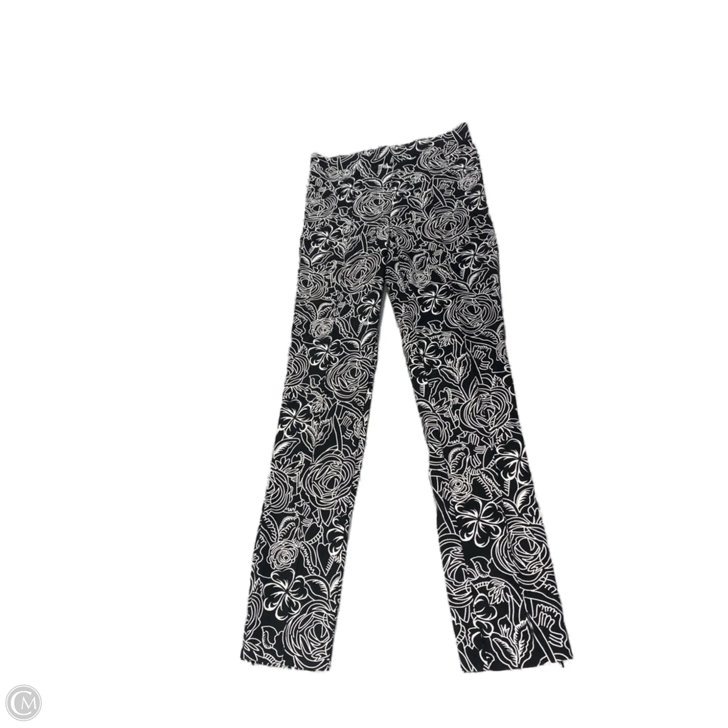 Pants Chinos & Khakis By Joseph Ribkoff In Black & White, Size: 2