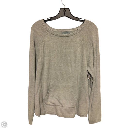 Top Long Sleeve By Barefoot Dreams In Silver, Size: L