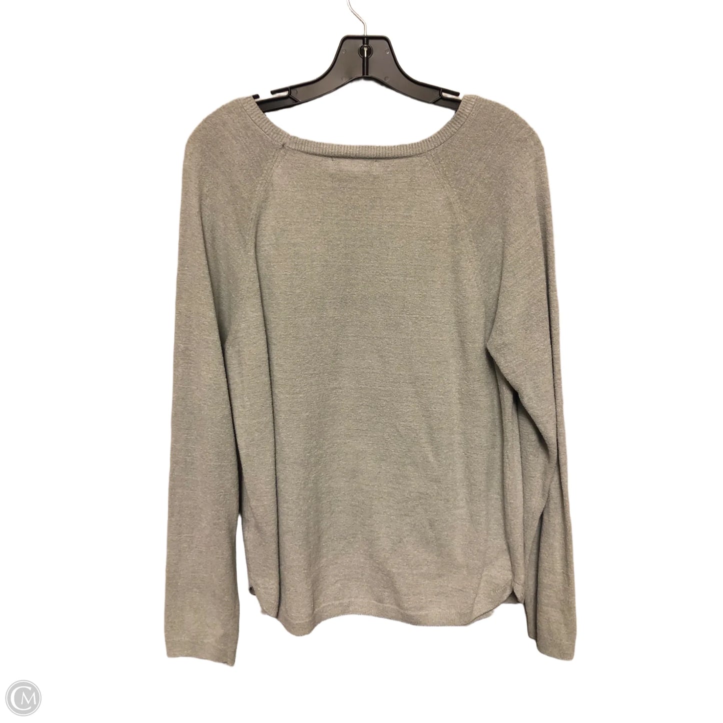 Top Long Sleeve By Barefoot Dreams In Silver, Size: L