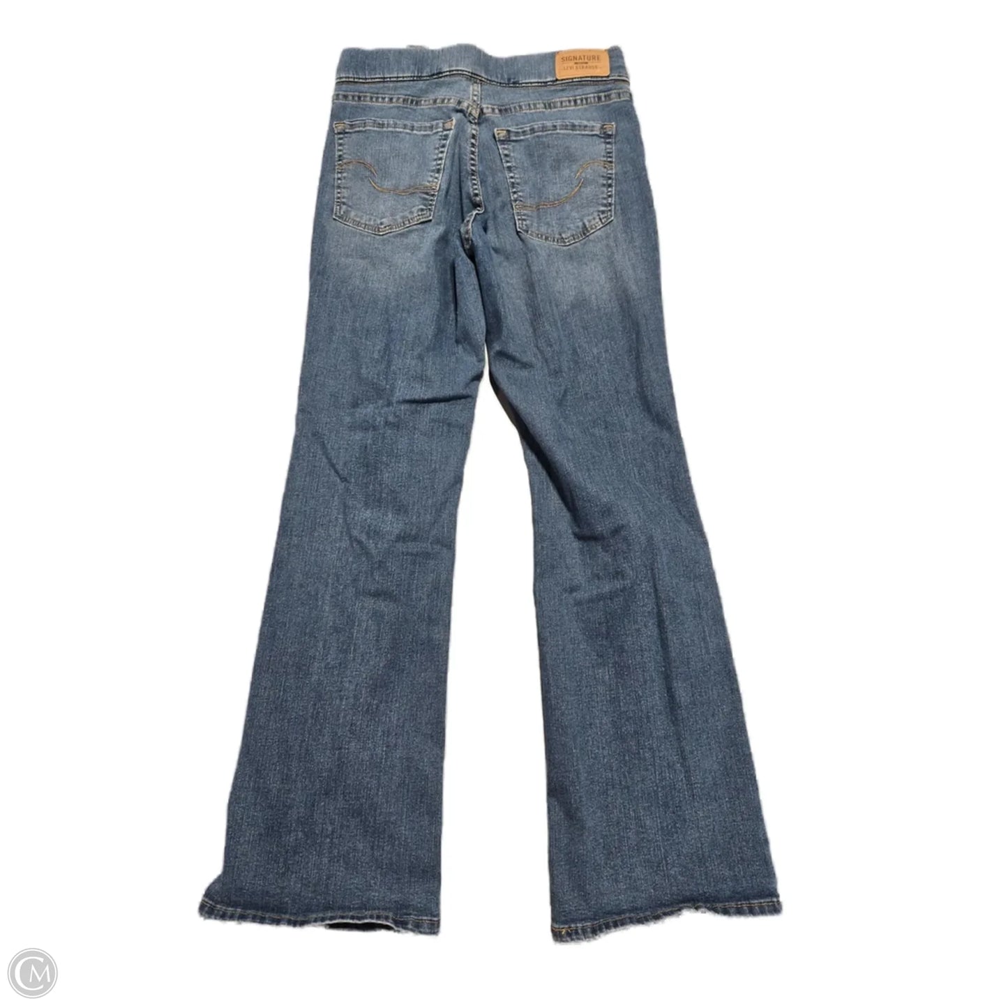 Jeans Boot Cut By Levis In Blue Denim, Size: 4