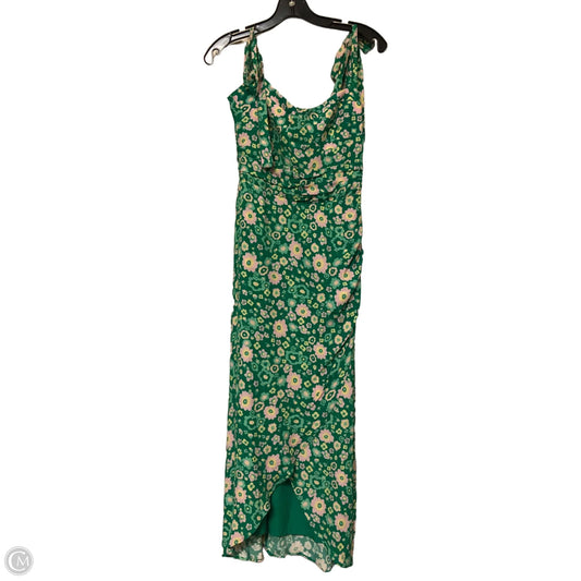 Dress Casual Midi By Wayf In Floral Print, Size: M