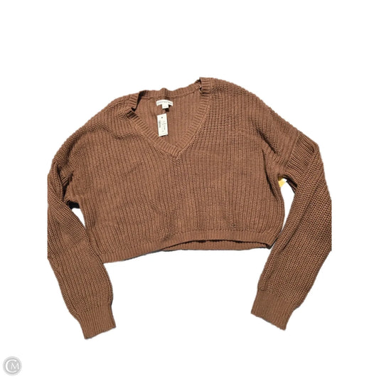 Sweater By Aeropostale In Brown, Size: L