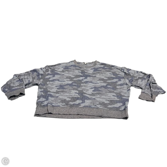 Top Long Sleeve By Z Supply In Camouflage Print, Size: L