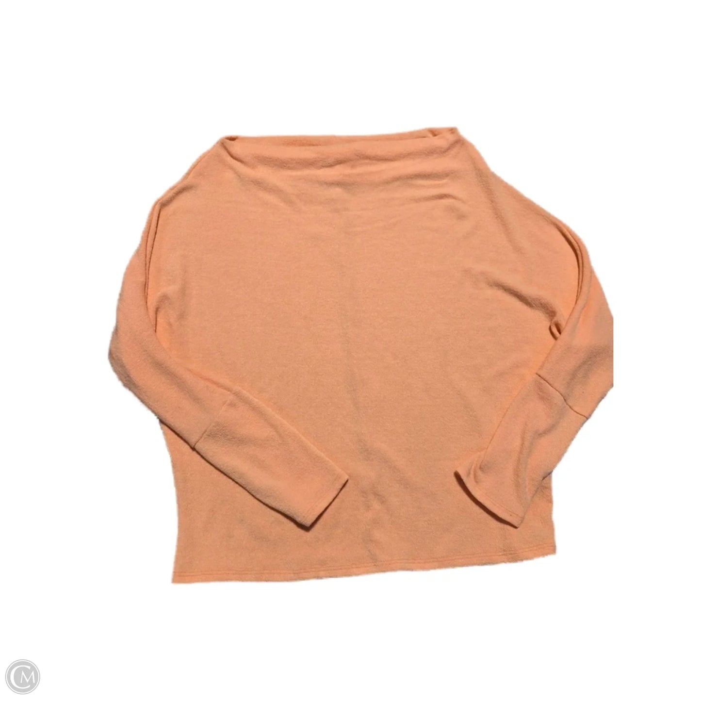 Top Long Sleeve Basic By Cmc In Orange, Size: M