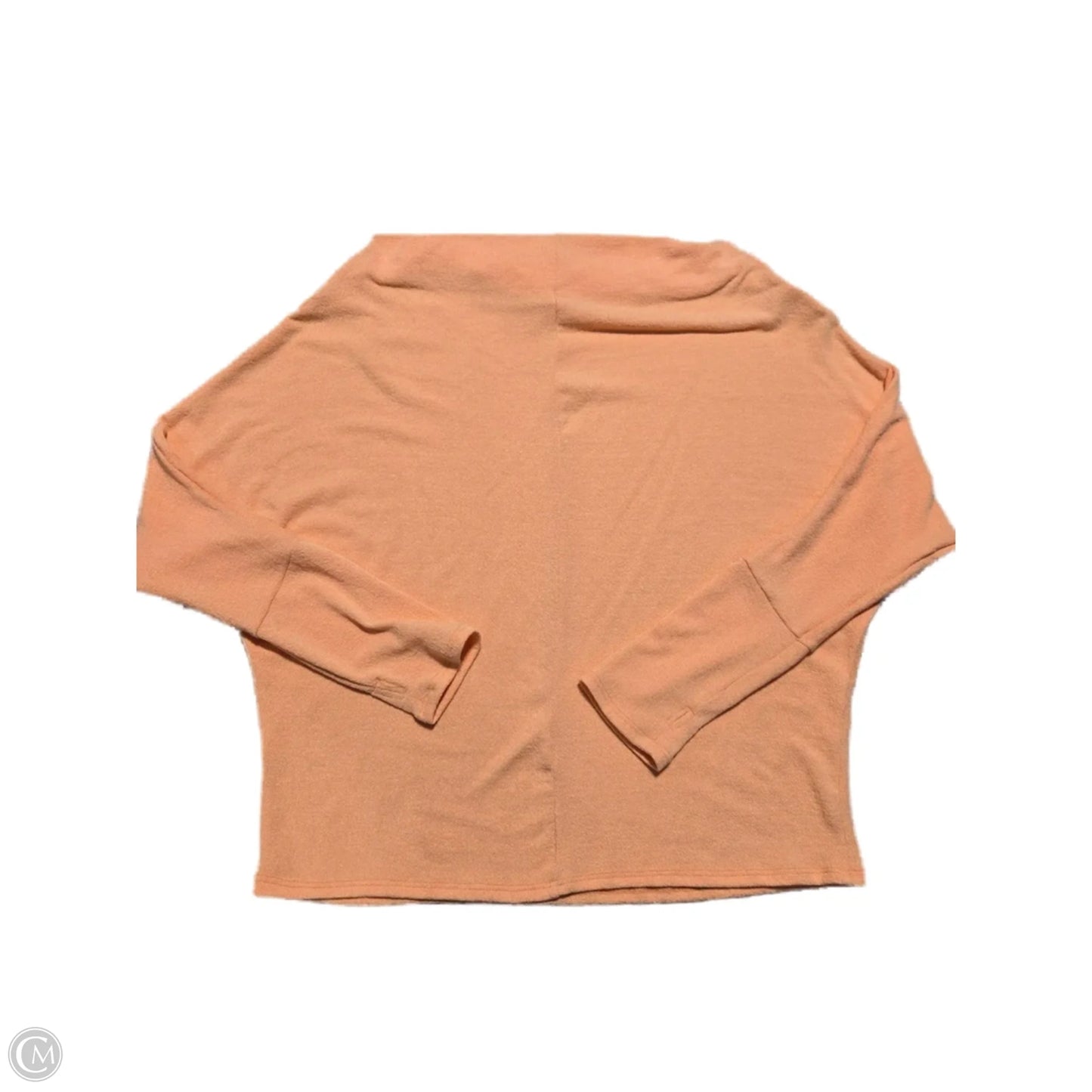 Top Long Sleeve Basic By Cmc In Orange, Size: M