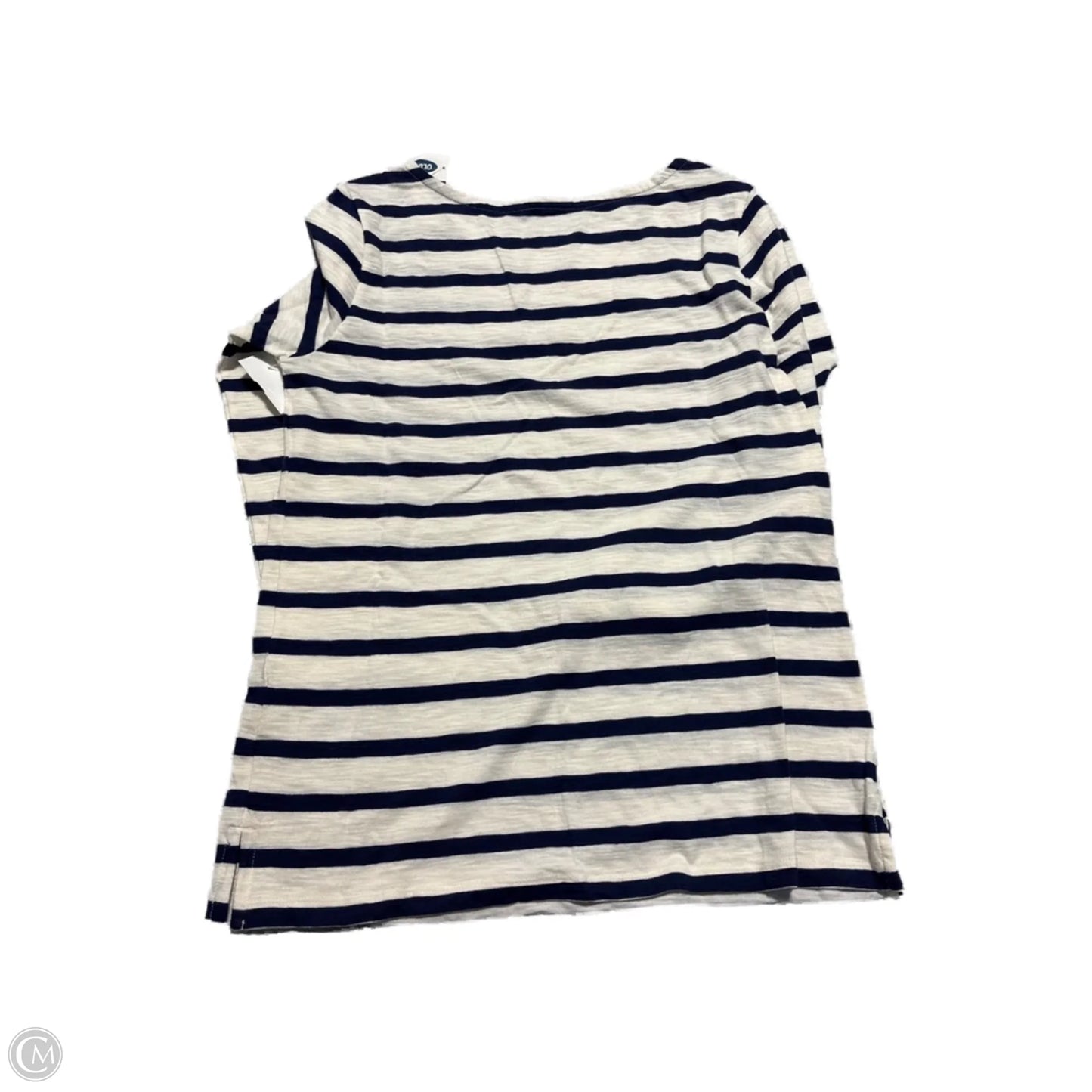 Top 3/4 Sleeve By Old Navy In Striped Pattern, Size: Xs