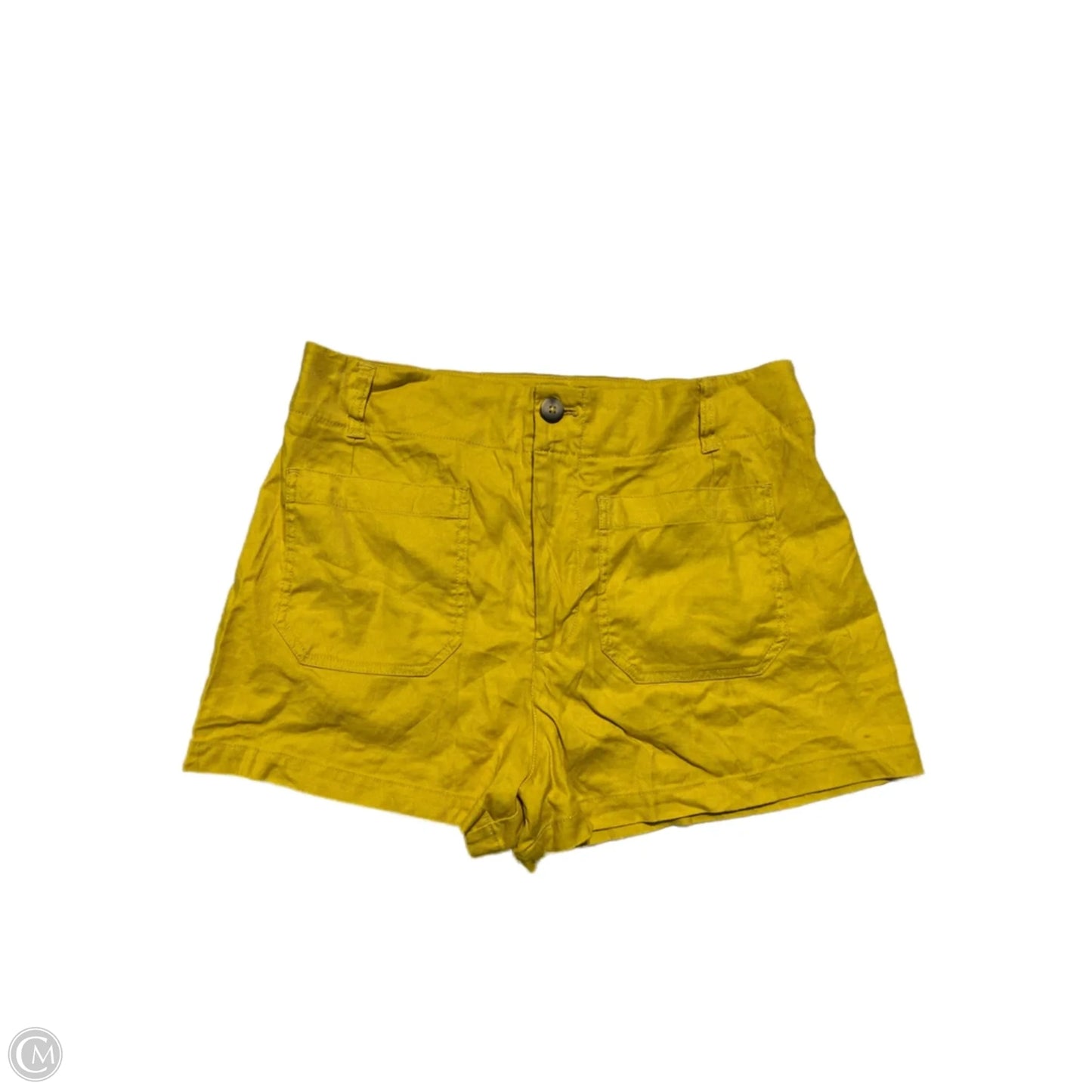 Shorts By Anthropologie In Yellow, Size: 14